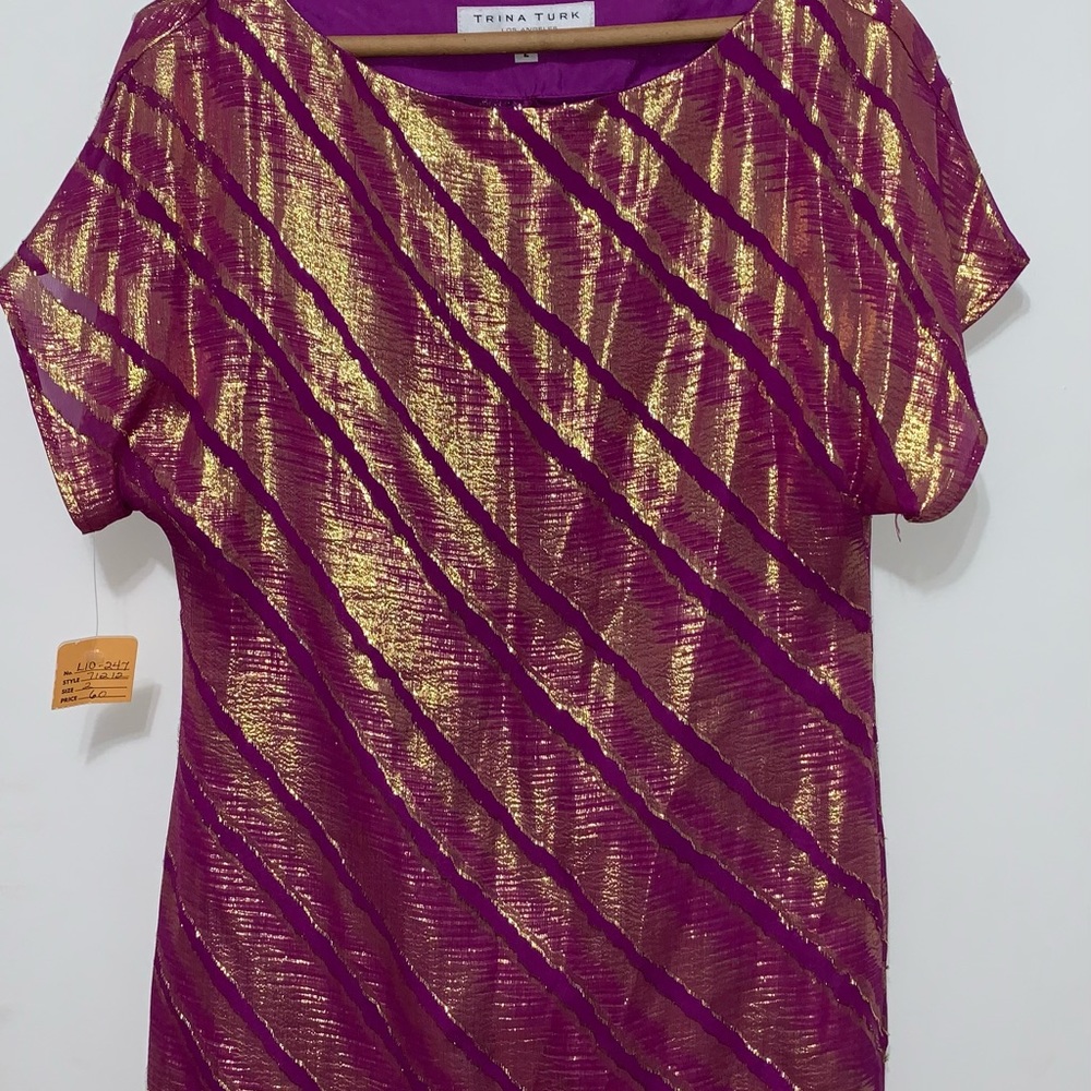 Trina Turk purple dress